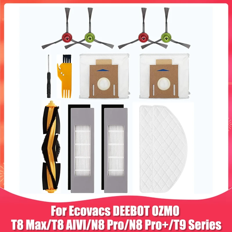 

Сменный Набор аксессуаров для робота-пылесоса Ecovacs DEEBOT OZMO T8 AIVI T8 Max T8 Series/ N8 Pro/ N8 Pro +
