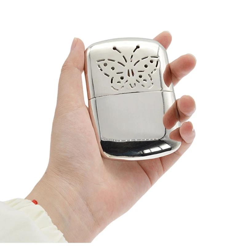 Zinc Alloy Pocket Long-life Ultralight Hand Warmer Indoor & Outdoor Small Handy Warmer Heater Handy Warmer Heater Pocket Warmer