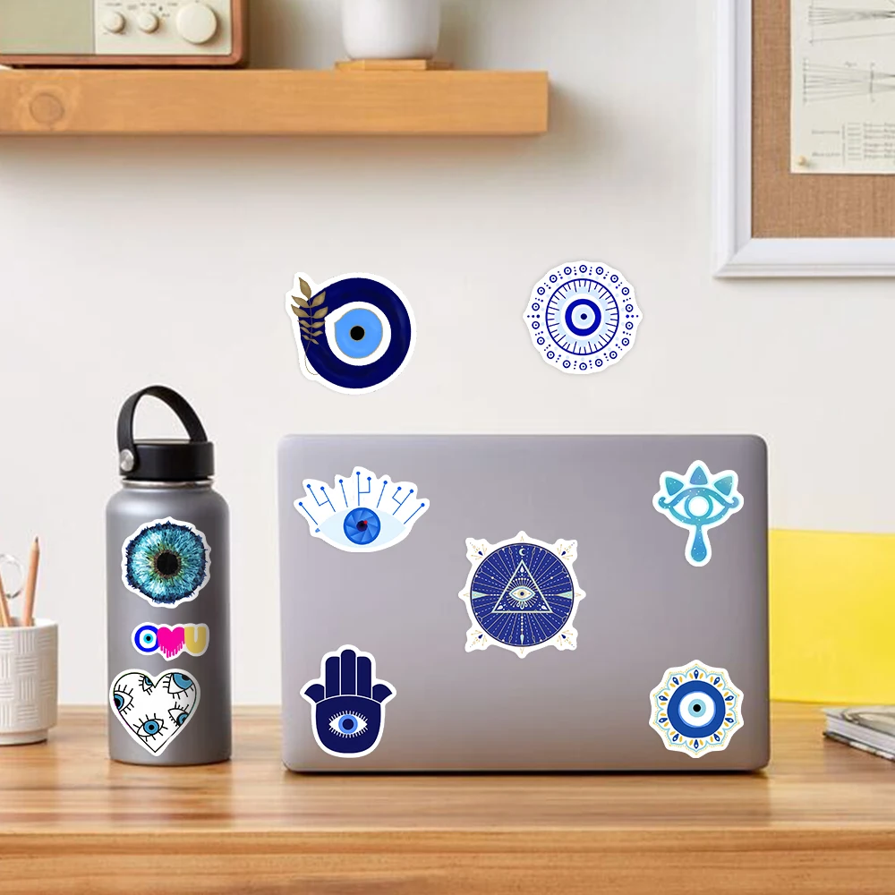 Aesthetic Devil Eye Stickers Art DIY Kids Toys Gift Decorative Decal for Phone Laptop Scrapbook Luggage Bottles Waterproof