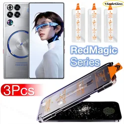 3 - Pack Tempered Glass Screen Protector - Ultrasonic No - Dust Design for High Definition