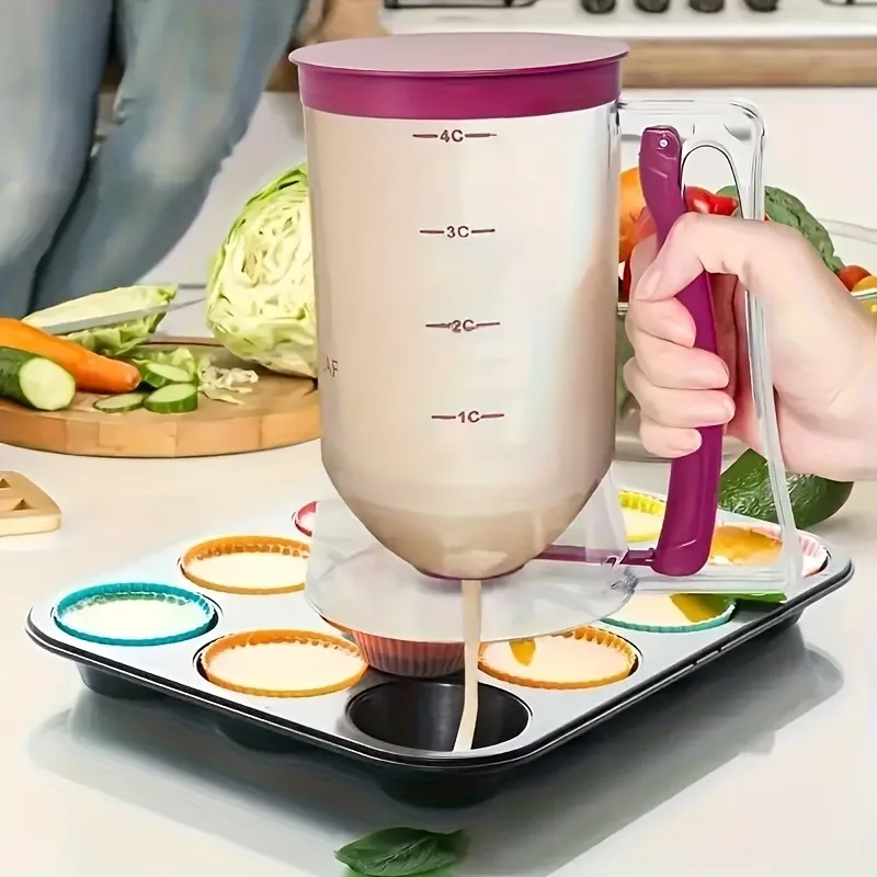 1 Pc Hand-held Batter Dispenser For Cupcakes-Easy And Accurate Batter Dispensing