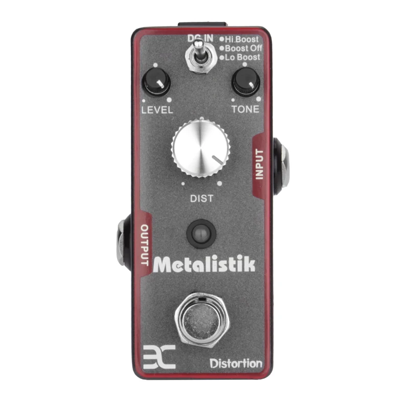 Eno Tc11 Metalistik Metal Distortion Pedale Effetto Chitarra Elettrica 3 Modalità Di Lavoro Lo Boost/Boost Off/Hi Boost Parti Di Chitarra