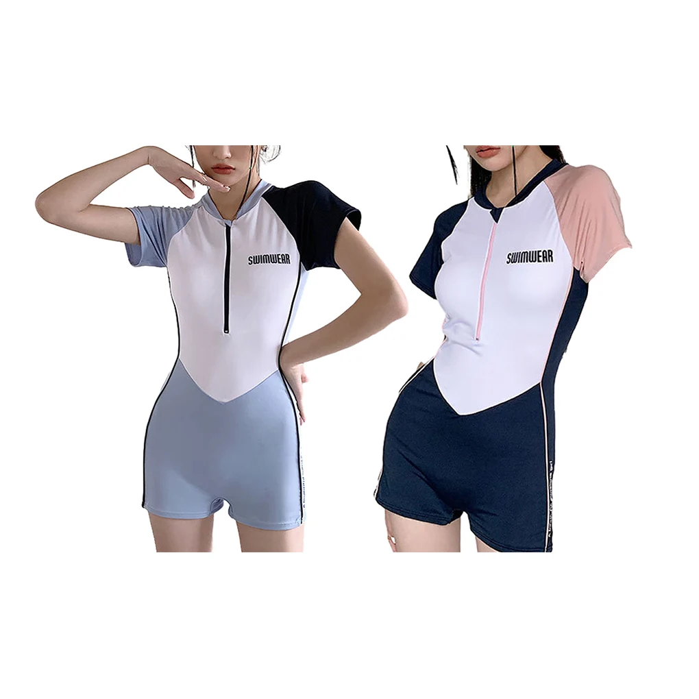 

Women Print Swimsuit Flat Shorts Swimwear Elastic Bathing Suit
