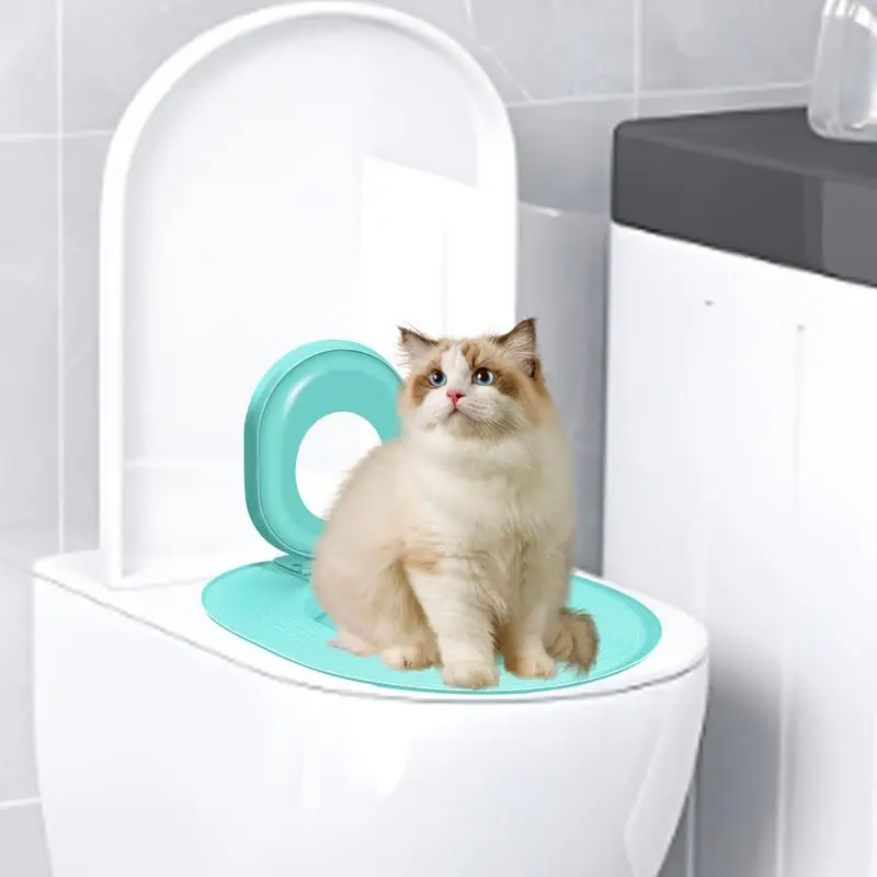 Cat Toilet Training Kit Toilet Litter Box Trainer Reusable Urinal Seat Potty Cat Trainer Pet Cleaning Care cat toilet trainer