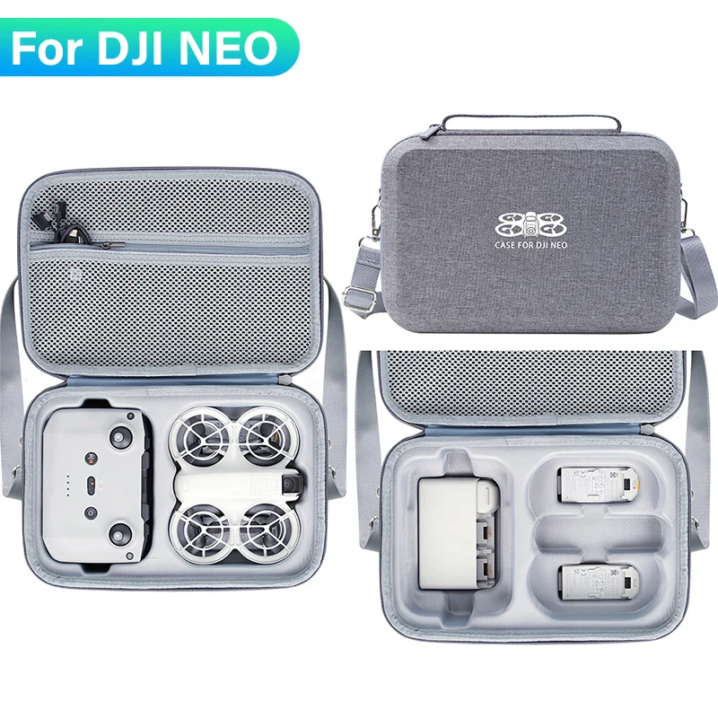 Drone Storage Case Portable Carrying Case For DJI NEO RC N3 Drone Remote Battery Accessory