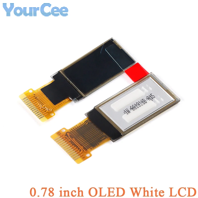 

0.78 inch OLED Display LCD Screen SH1107 SPI 0.78" White Color Resolution 128*80 128X80