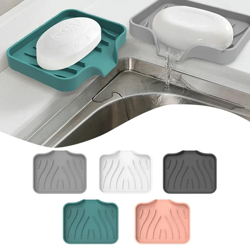 Soap Drain Pad Faucet Absorbent Mat Silicon Kitchen Sink Splash Guard Drain Pad Water Splash Catcher Mats Countertop Protector kitchen splash guard kitchen sink pad kitchen faucet pad