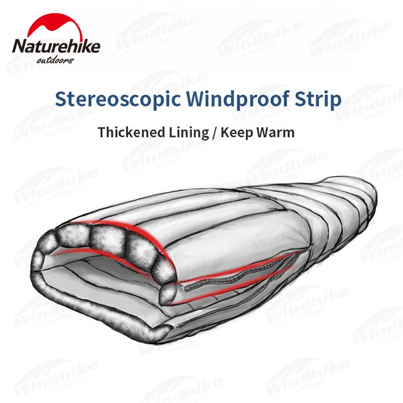 Naturehike New Upgrade Goose Down Sleeping Bag Winter Mummy Camping Sleeping Bag Ultralight Keep Warm Adult Camping Equipment