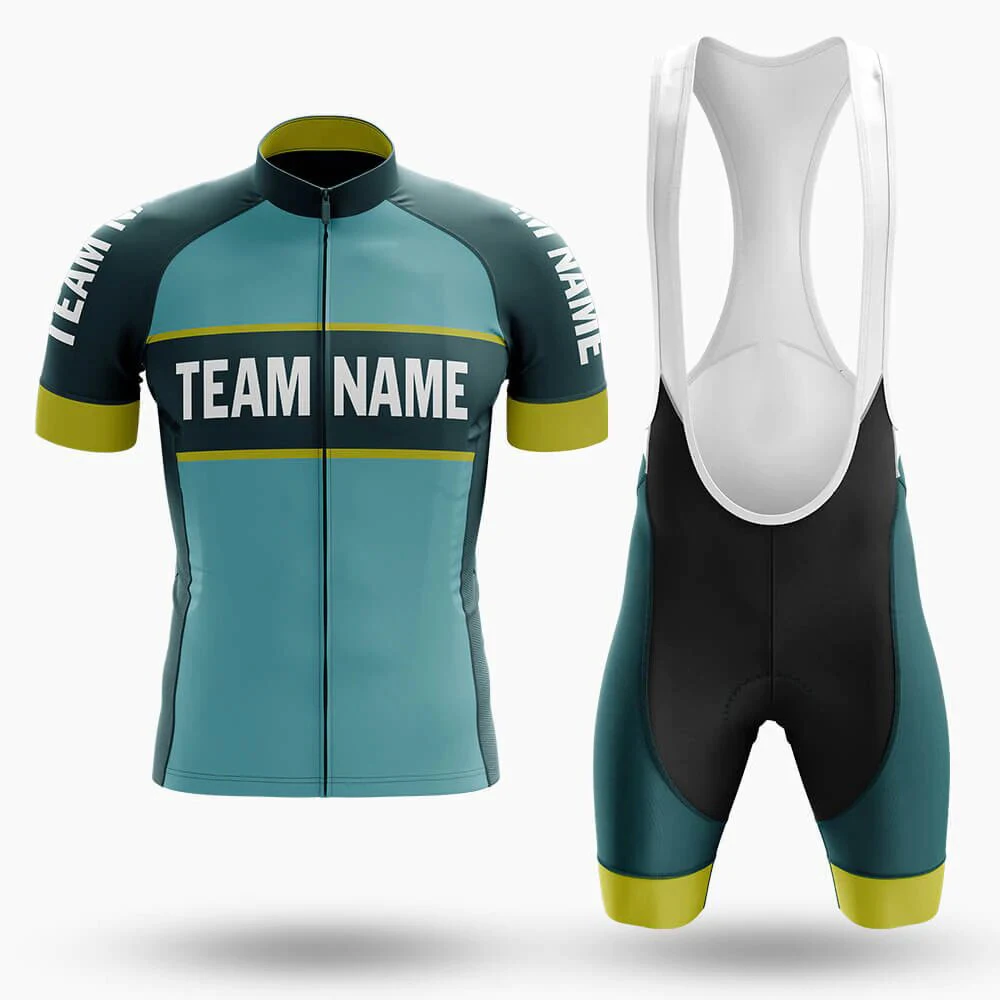 

2022 Custom Team Name V5- Men's Cycling Jersey And Bib Shorts Suit