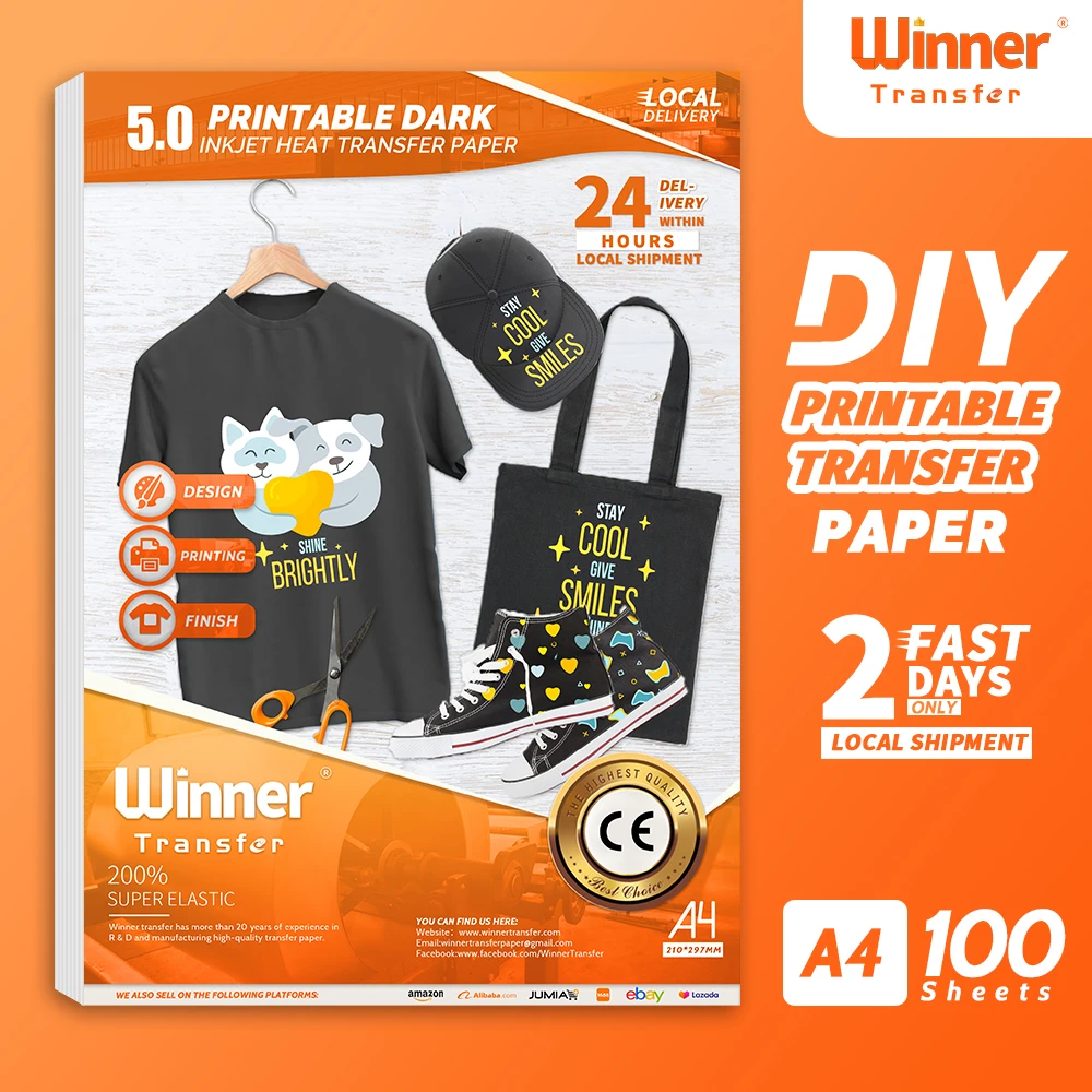 WinnerTransferHeatTransferPaperforTShirtPrintingPaperforDark