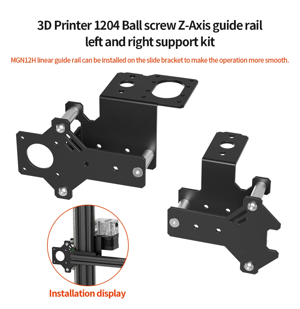 1204 parafuso de esfera duplo z-axis mgn12h