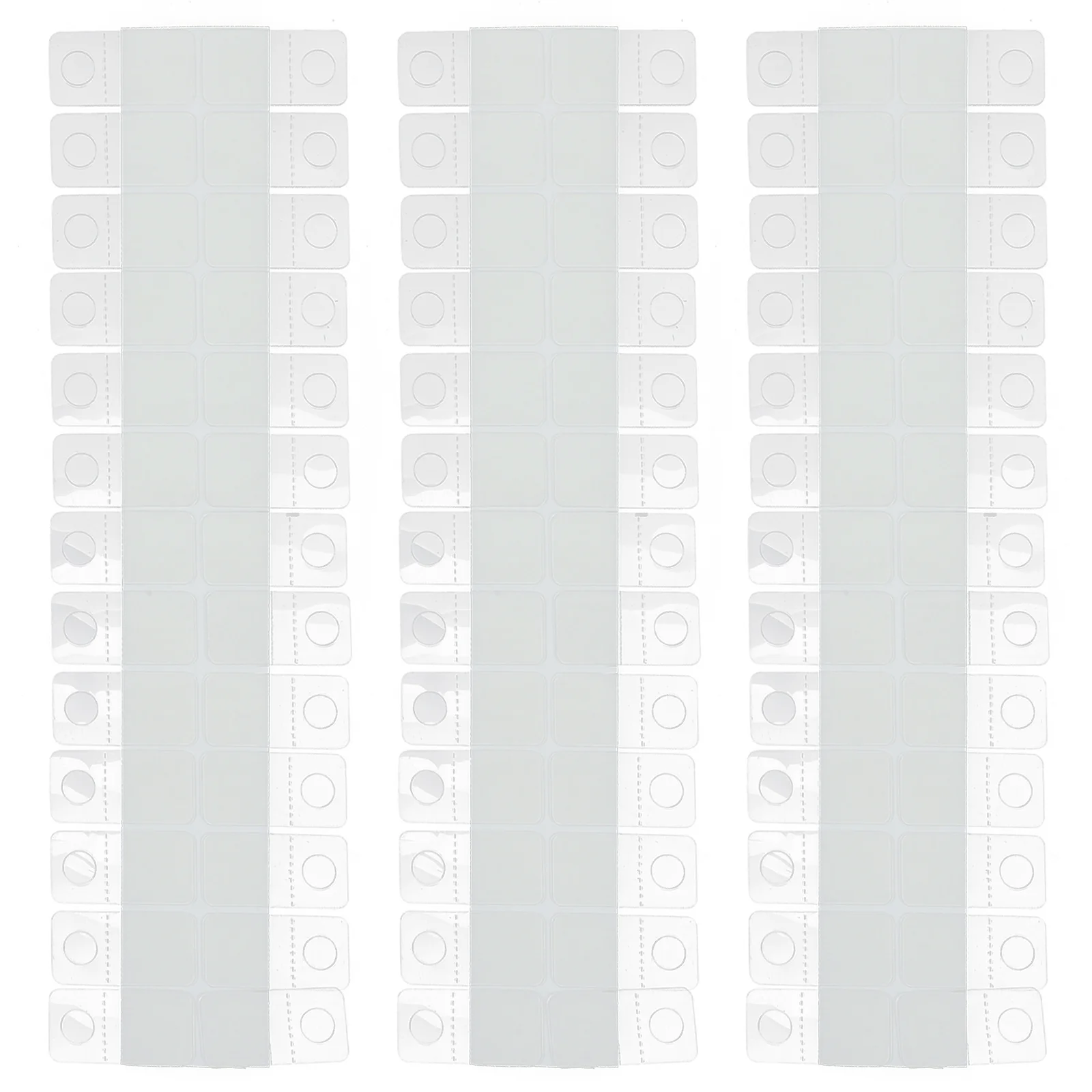 

100 Pcs Aircraft Hole Hook Sticky Tabs for Wall Hanging Self-adhesive Clear Pvc
