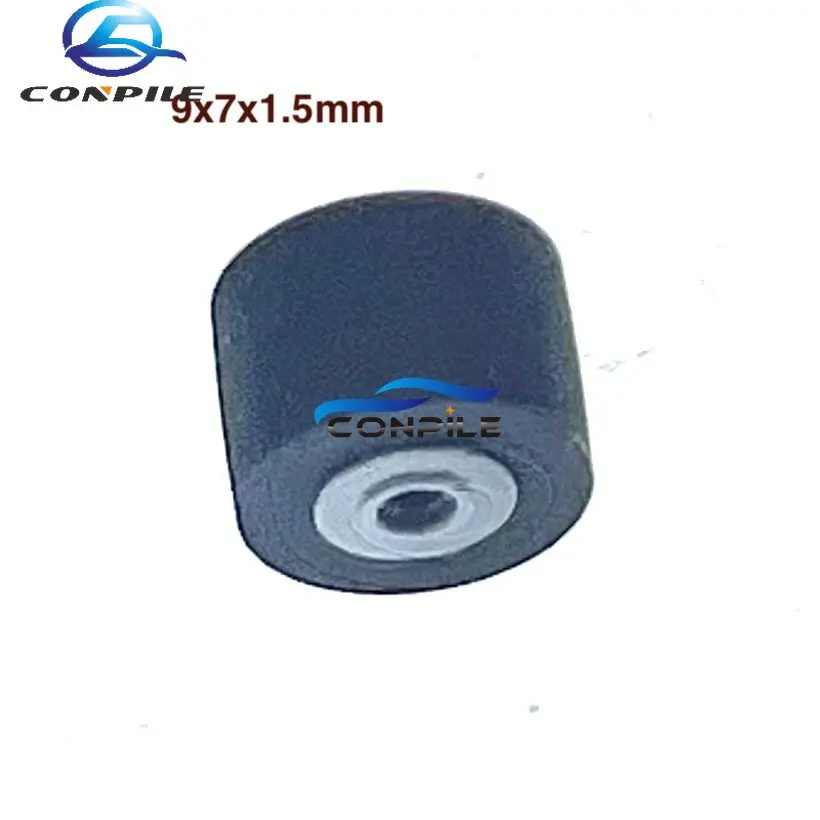 1Pc 9 Mmx7X1.5 Puleggia Della Cinghia Della Ruota Rullo Di Presa In Gomma Per Registratore Audio Registratore A Cassetta Registratore A Nastro Lettore
