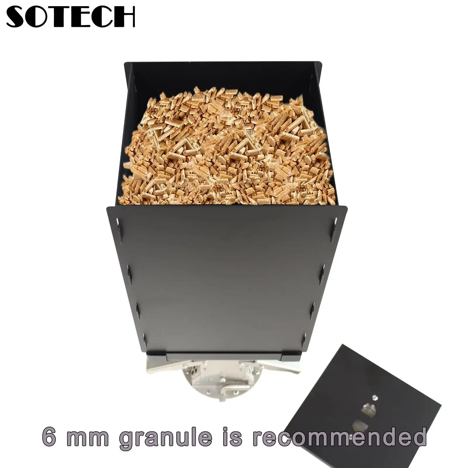 Stainless Steel Pellet Burner Portable Camping Firewood Stove High Efficiency High-capacity Particle Heater Outdoor Heating Hike outdoor heating stove