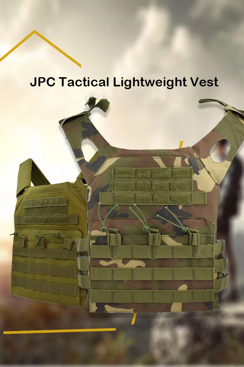 Hunting tactical body armor JPC Molle Plate Carrier Vest Multifunctional outdoor undershirt field vest plate carrier vest airsoft tactical vest tactical vest