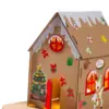 Christmas Cardboard House Kits Christmas Party Game Favors Unassembly Cardboard House Projects Art for Children Kids 5