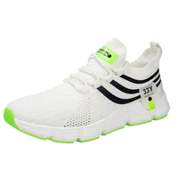 Black Men's Sports Shoes 2025 Casual Tennis Shoes White Breathable Mesh Anti Slip Barefoot Flat Bottomed Men's Running Shoes - Image 3