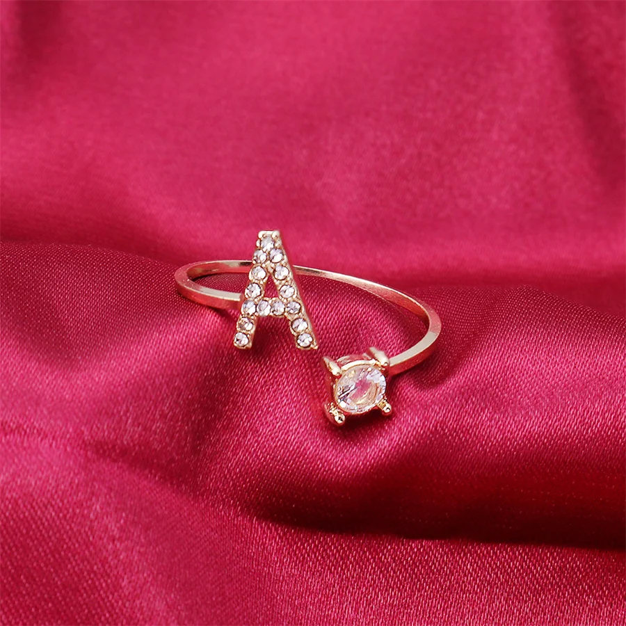 Buy 925 Sterling Silver Letter Ring, Letter A Ring, A-Z Initial Ring,  Silver Monogram Alphabet Ring, Silver Celtic Design Bold Letter Ring Online  in India - Etsy