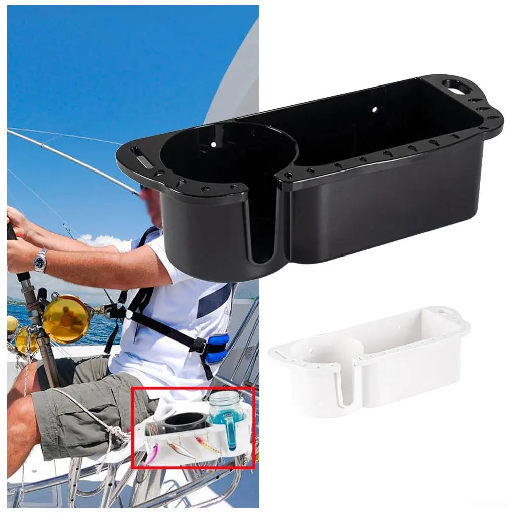 

Bin Storage Box Convenient Solution For Marine Storage Durable Easy To Install Boat Cup Holder white
