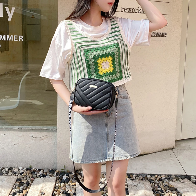 Luxury Designer Shoulder Bag for Women Fashion Pu Leather Crossbody Bag Ladies Small Quilted Handbag and Purse crossbody bag women handbags leather shoulder bag pu crossbody bag