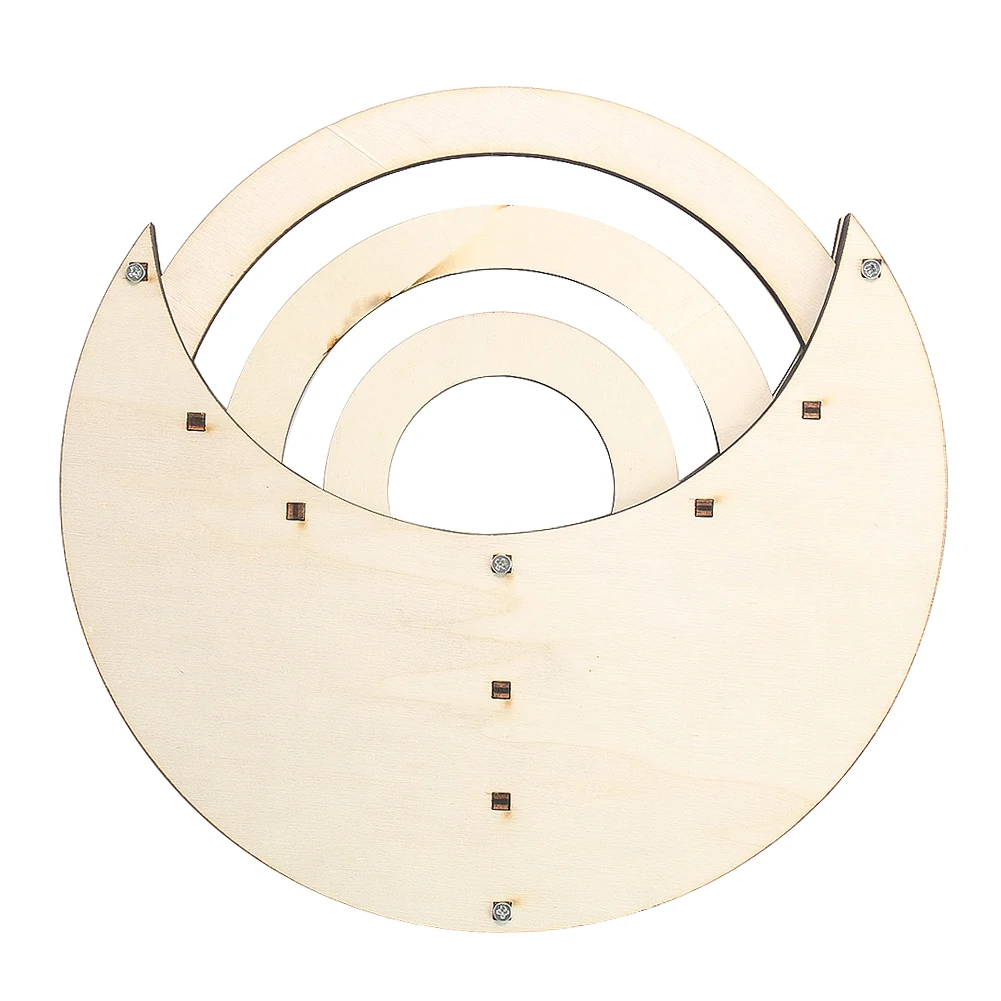 Wooden Round Rotatable Perpetual Calendar Laser Engraving Flower Pattern Estudio Wall Decor Clock Date Week Display Crafts