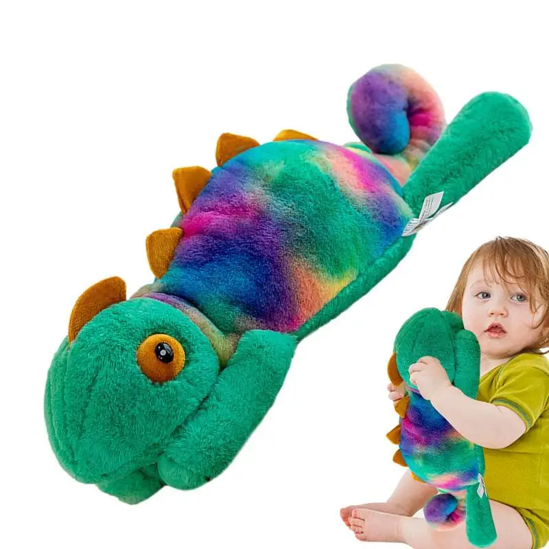 

Stuffed Chameleon Simulated Plushies Chameleon Stuffed Toy Adorable Pillow Plushies Toy Chameleon Gifts Soft Animals For Adults