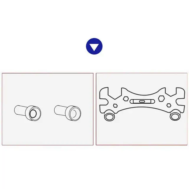 Outil de clé de douche ,Clé coudée spéciale auto-nivelante,Clé à molette,Clé  de réparation