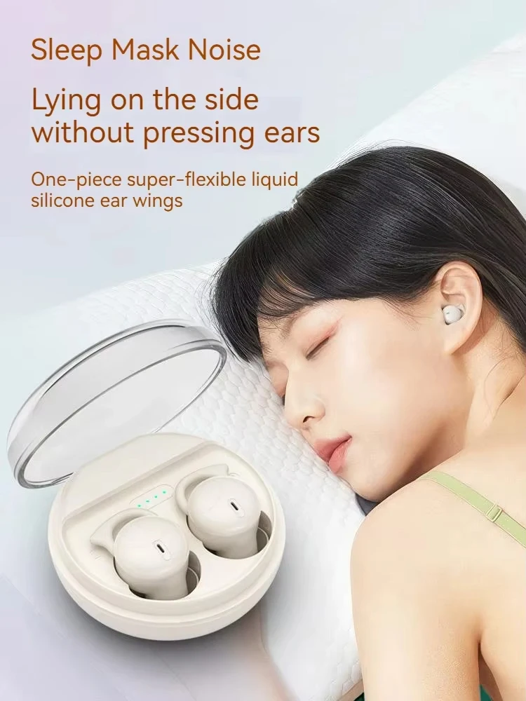 For XIAOMI TWS Wireless Earbuds Bluetooth Sleeping Headphone Mijia Invisible Mini Earphone Noise Cancelling Comfortable Headset 5