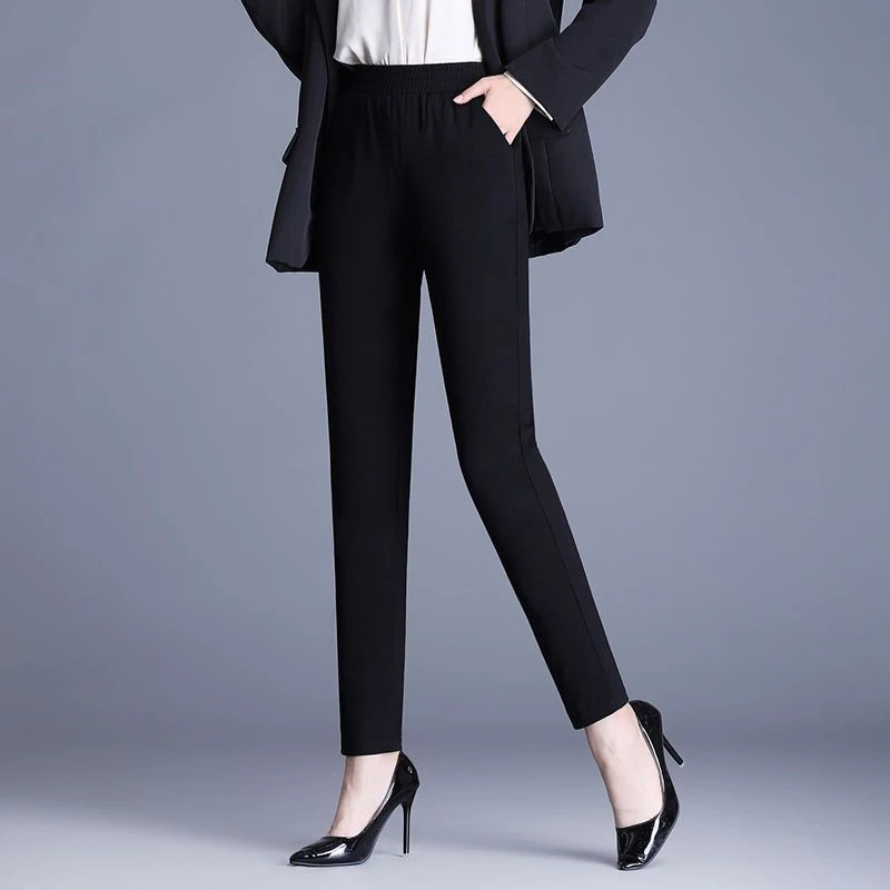2024 New Style Loose Fitting Appear Thin Leisure High Waisted Comfort Durable Commuting All Seasons Capable Women's Harlan Pants
