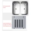 Soft Ice Cream Machines Commercial Sorbet Coolers Tricolor Desktop Sweet Cone Freezing Equipment Vending Machine 6