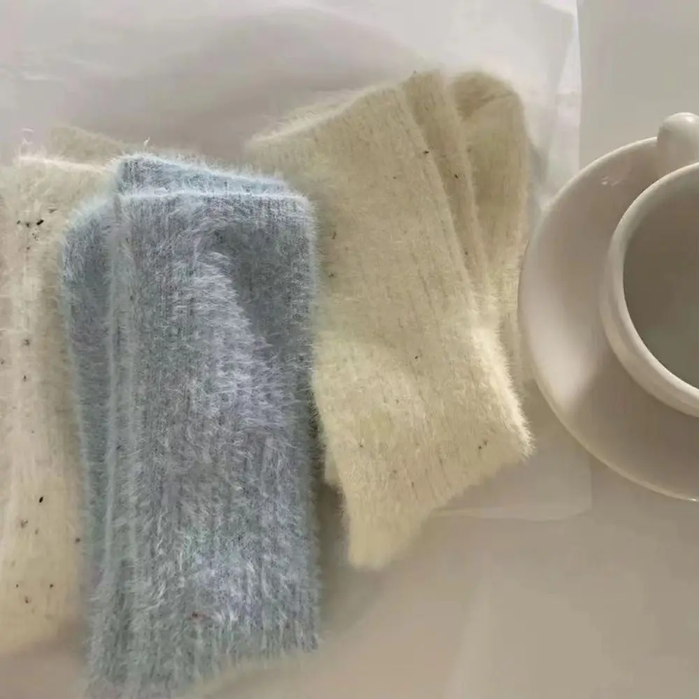 Soft Mink Velvet Winter Socks for Women