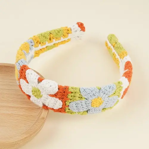 NEW Knitted Headband Bohemian Style Summer Seaside Vacation Handmade Head Band Hair Accessories for Women Girls - Image 12