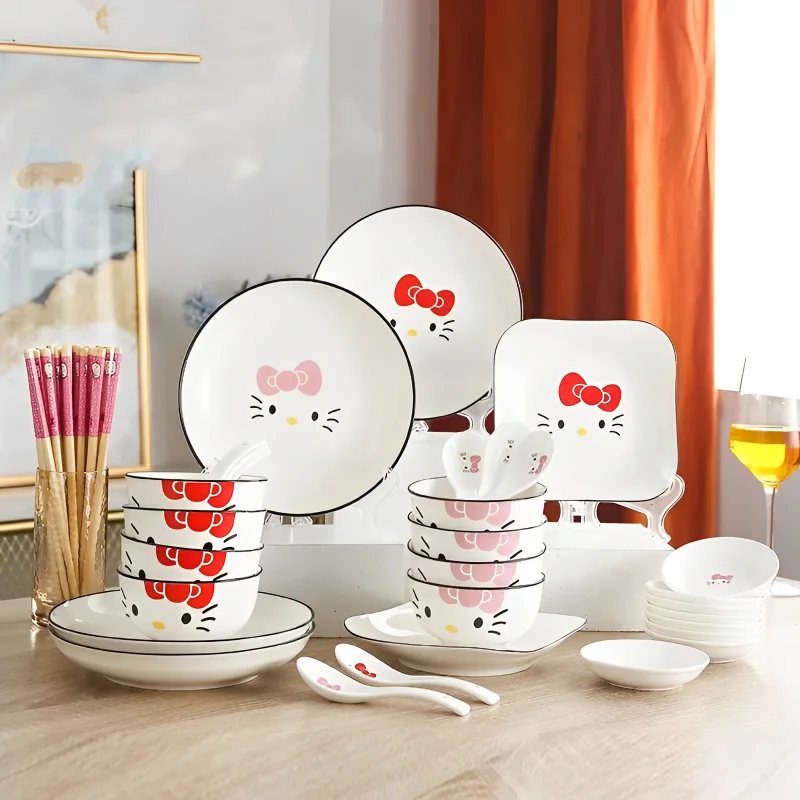 Taza Vajilla Porcelana Hello Kitty Taza De Cerámica Hello Kitty