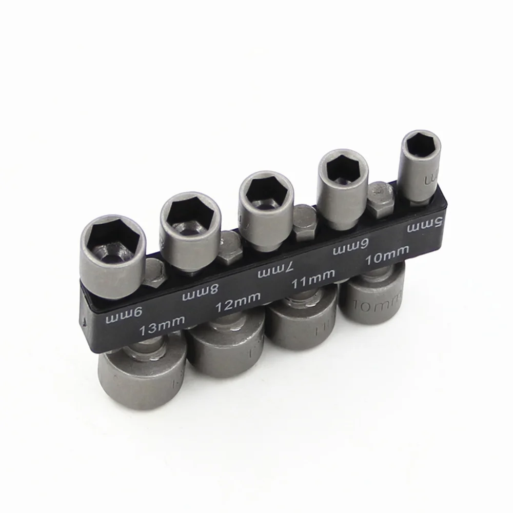 Binoax 9/14PCS Hexagon Nut Driver Drill Bit Socket Screwdriver Wrench Set Drill Bit Adapter for Electric Screwdriver Handle Tool images - 6