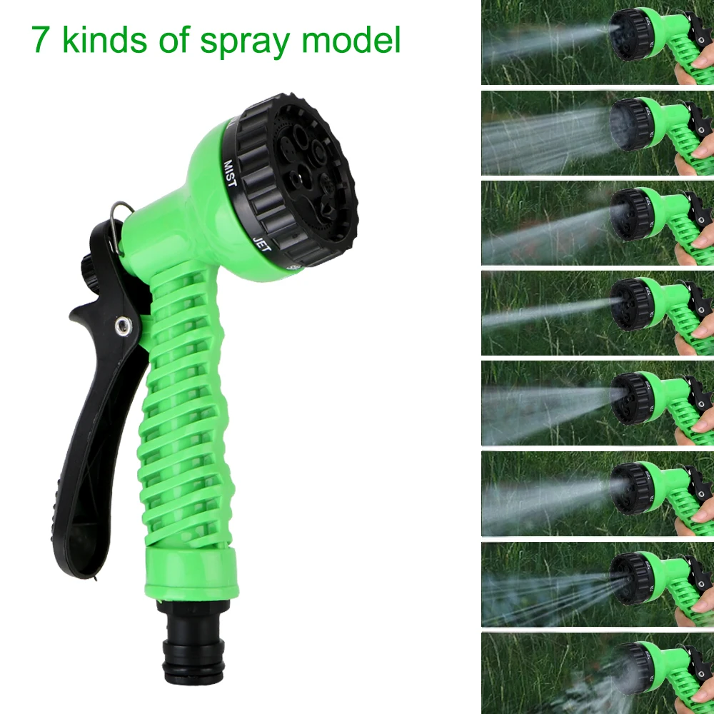 

Magic Expandable 7 Modes Adjustable Water Gun Foam Garden Hose Pipe Cars Garden Washing Hose Sprayer Water Hose High Pressure