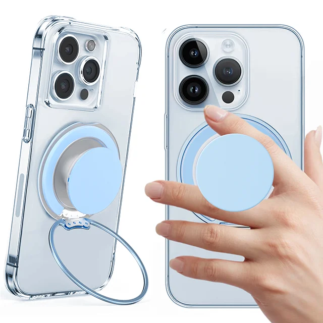 Magnetic Foldable Rotatable Phone Kickstand Grip