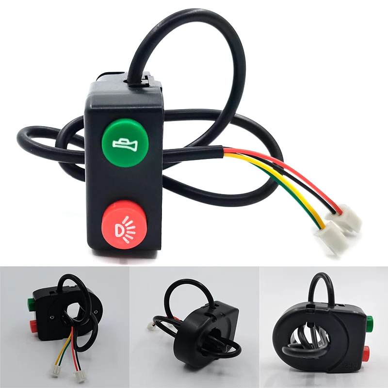 

Motorcycle Handlebar Horn And Headlight Combination Switch Button Motor Switches Turn Signal Accessories