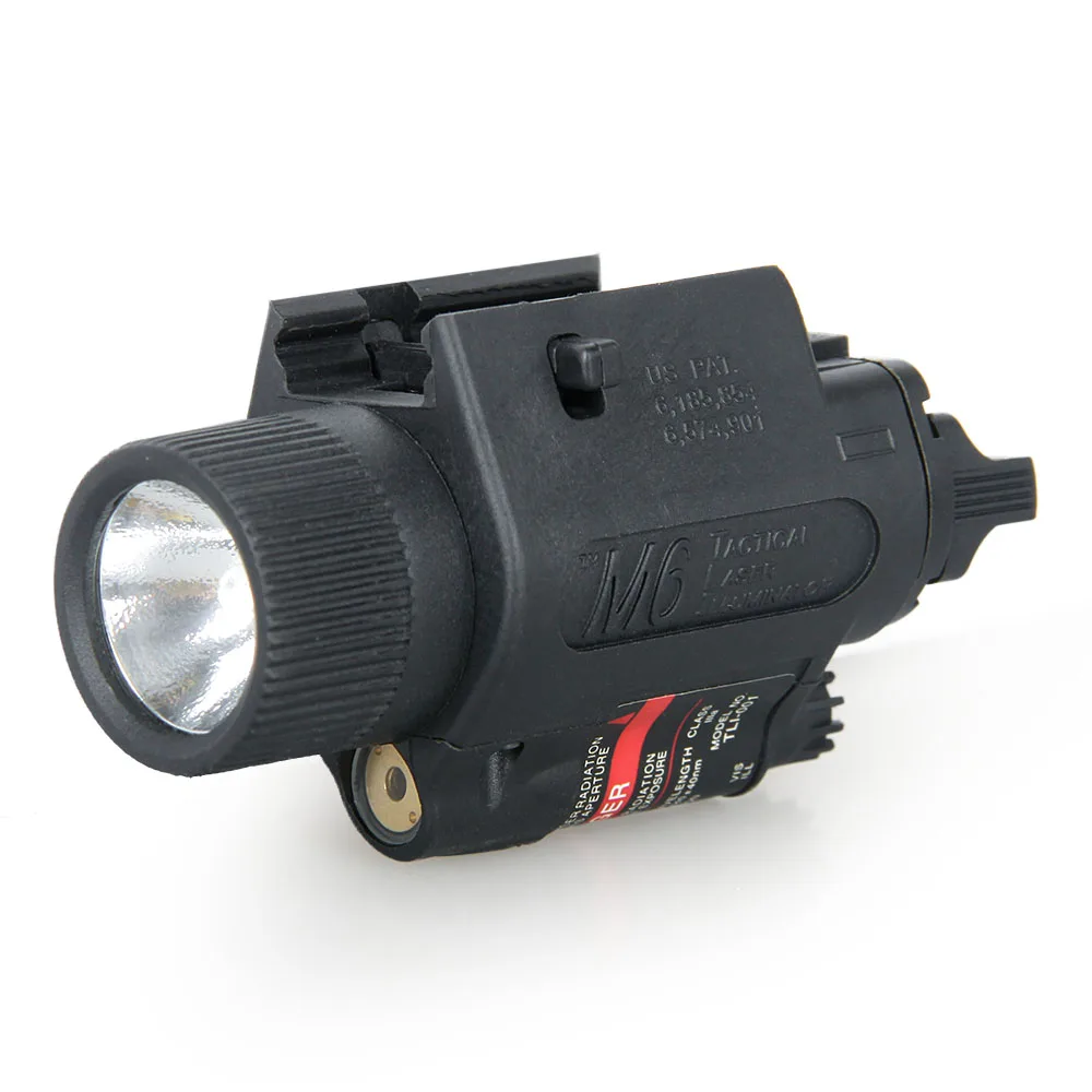 Hunting accessories Tactical M6 Flashlight Red Laser Combo