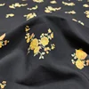 Elegant Small Flower Yarn-dyed Jacquard Fabric Brand Autumn Winter Dress Windbreaker High-end Catwalk Clothing by the Yard