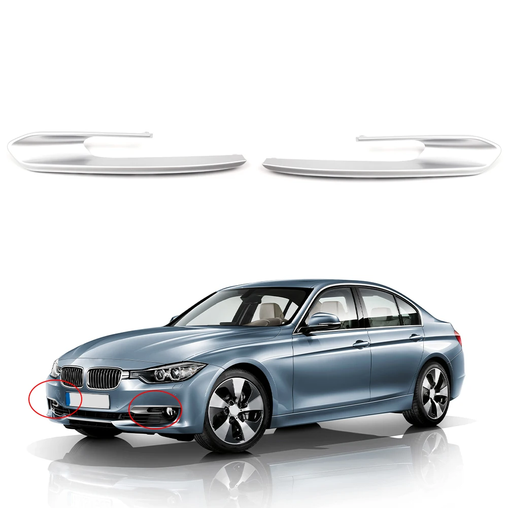 BMW 3 시리즈 F30 F31 세단 왜건 2012-2015용 프론트 범퍼 그릴 트림, OEM 51117279695 51117279696 호환, ABS 소재