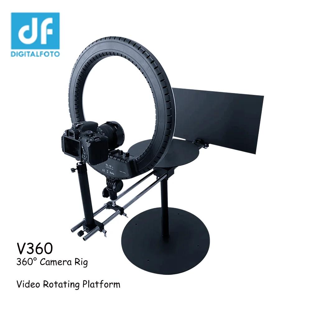 DFV360360SpinningCameraRigVideoRotatingPlatformSurround