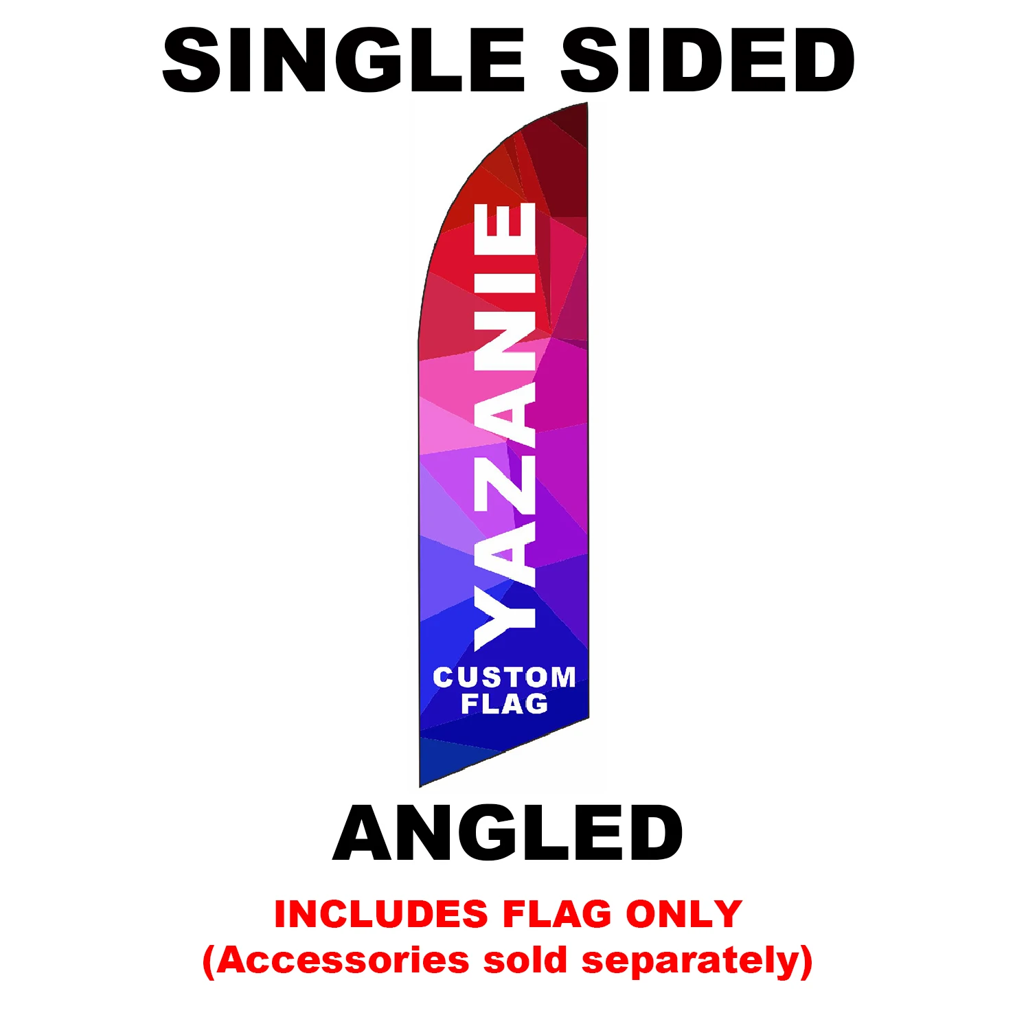 Custom Outdoor Beach Feather Flag for Business and Event Promotions