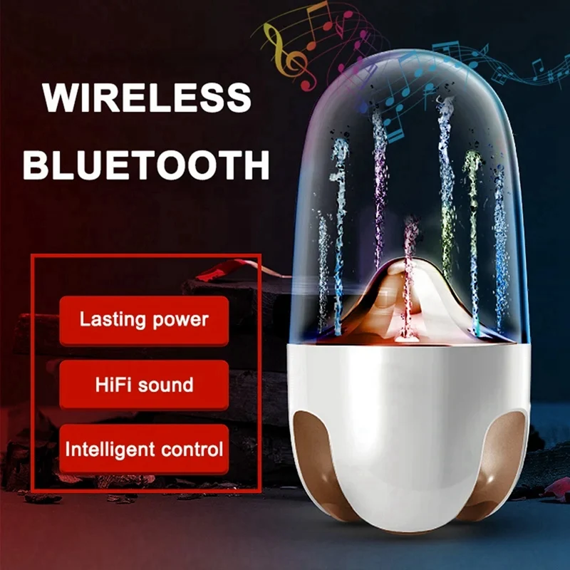Portable Wireless Water Dance Bluetooth Speaker Stereo Game Sound Box Audio Speaker Music Fountain Loudspeaker