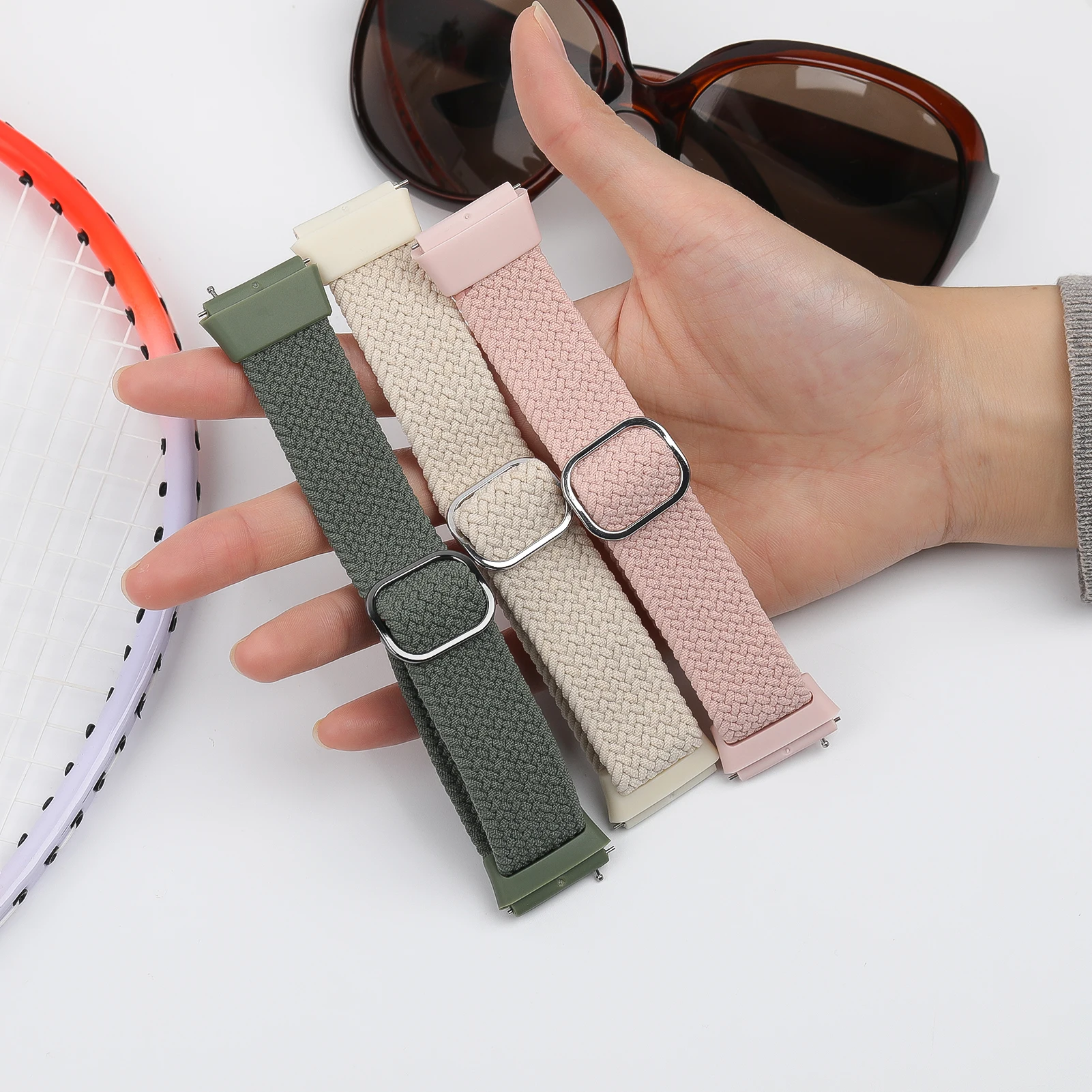 Braided Nylon Strap - Breathable Sport Replacement Accessory Strap