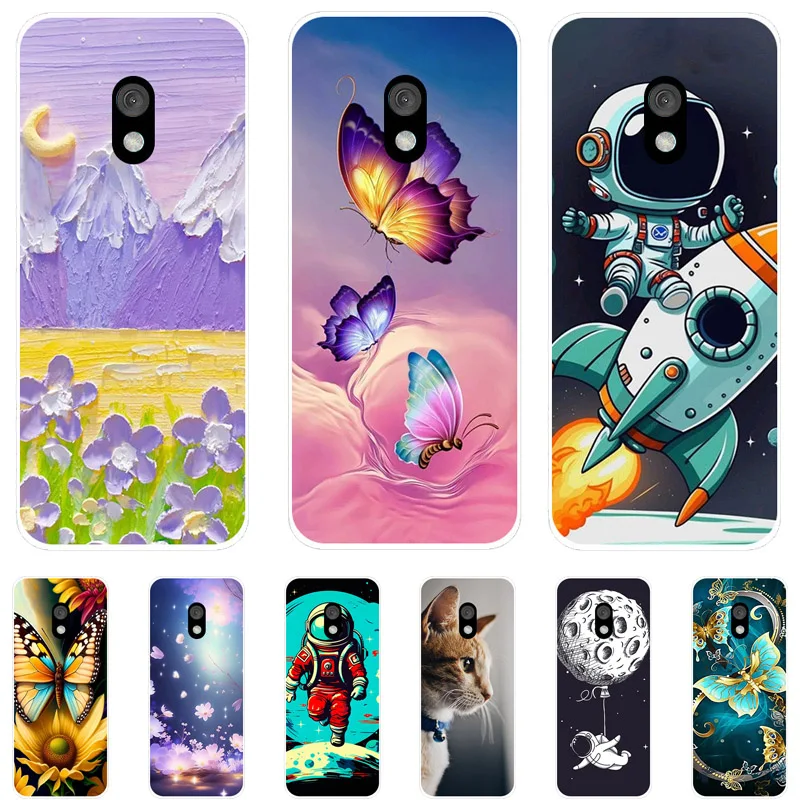 Astronaut Silicone Back Cover Phone Case