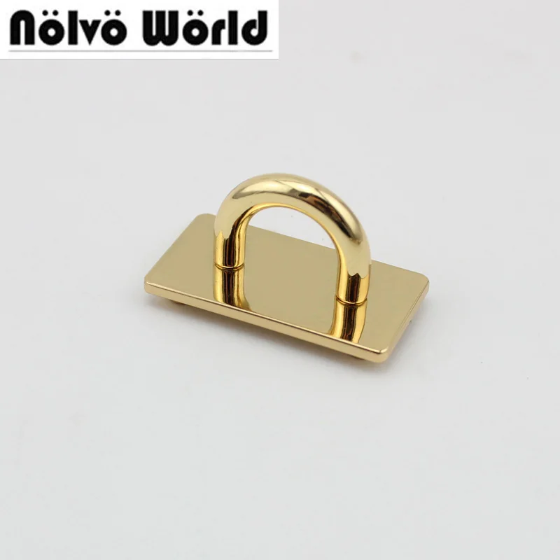 10pcs 37*20mm Alloy Metal Arch Bridge Connector Hanger For Bags Belts Strap Gold New Hardware