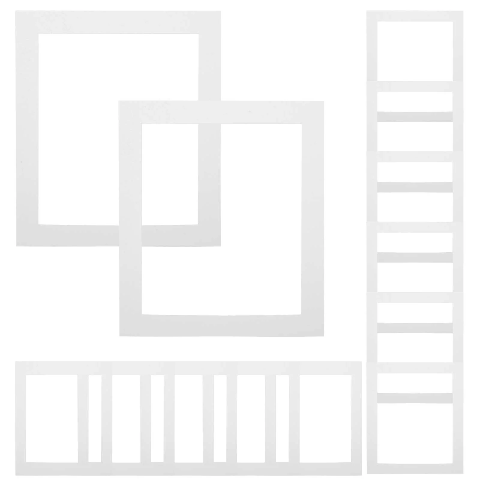 

20 Pcs Picture Frame Lined with Jam Framed Pictures Photo Matting Board for 12x10 Matted Paper Precut Mats