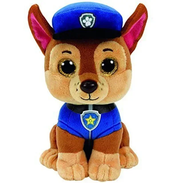Figuras de acción originales de Paw Patrol, Chase Marshall Rock Dog, muñecos de peluche de 23 cm, modelo de dibujos animados, periféricos de película, regalo de cumpleaños para niños