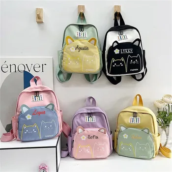 2023 New Children's Backpack Custom Name Preschool Kindergarten Kids Schoolbag Personalized Girls' Leisure Outdoor Backpacks 1
