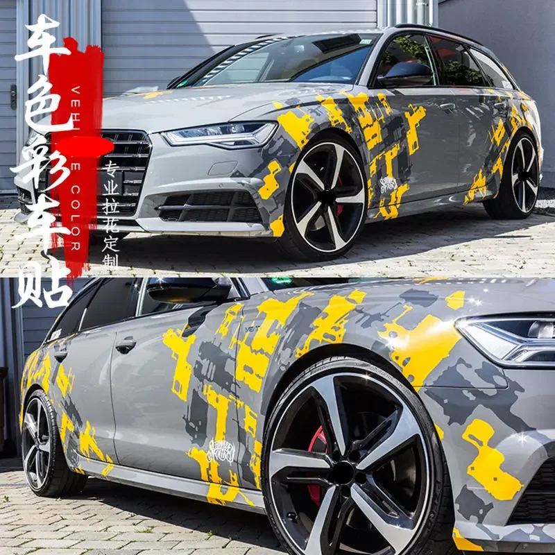 

Car sticker FOR RS3 RS4 RS5 RS6 A4 A6 modified garland car body exterior decoration racing Decal sports film accessories